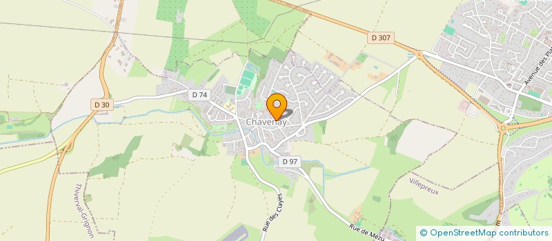 localisation de l'entreprise MADAME SANDRINE LEXA  CHAVENAY