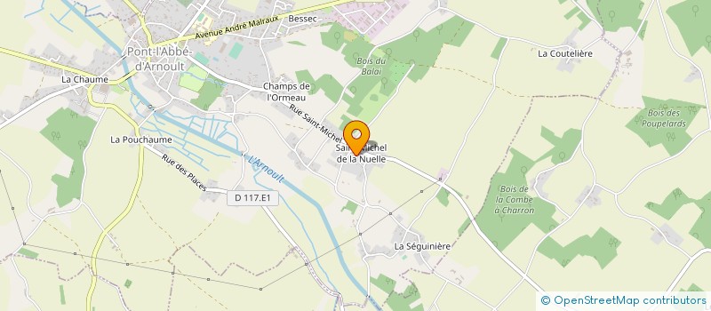 localisation de l'entreprise MADAME SANDRINE LHERMENIER  PONT-L'ABBE-D'ARNOULT