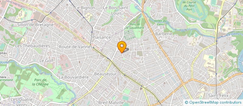 localisation de l'entreprise MADAME SANDRINE LHONOREY à NANTES