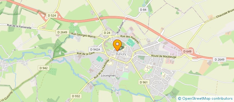 localisation de l'entreprise MADAME SANDRINE LHUSSIER  BAVAY