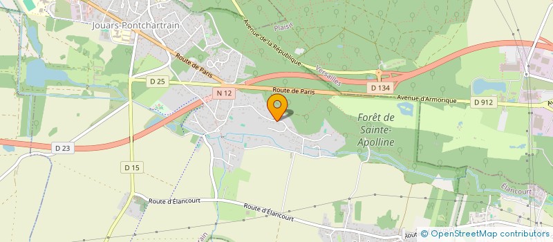 localisation de l'entreprise MADAME SANDRINE LIENHARDT  JOUARS-PONTCHARTRAIN