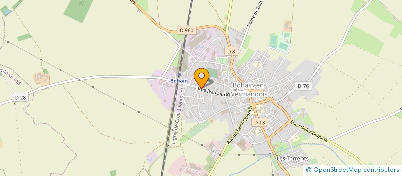 localisation de l'entreprise MADAME SANDRINE LIEVEQUIN à BOHAIN-EN-VERMANDOIS