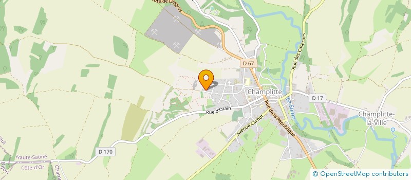 localisation de l'entreprise MADAME SANDRINE LILIANE GRENET  CHAMPLITTE