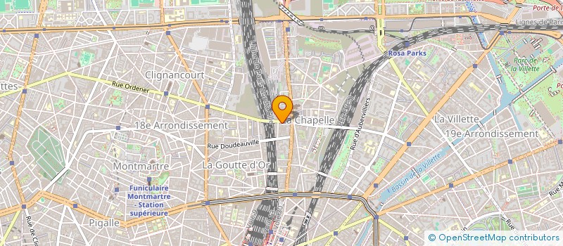 localisation de l'entreprise MADAME SANDRINE LINDER  PARIS