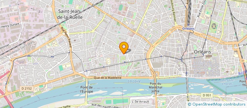 localisation de l'entreprise MADAME SANDRINE LINGER à ORLEANS
