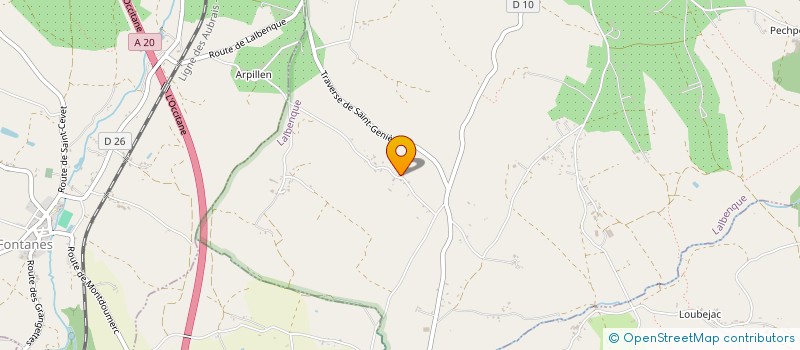 localisation de l'entreprise MADAME SANDRINE LINON  LALBENQUE