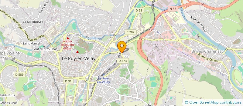localisation de l'entreprise MADAME SANDRINE LIOGIER à LE PUY-EN-VELAY