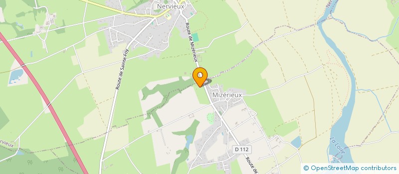 localisation de l'entreprise MADAME SANDRINE LIPPI  MIZERIEUX