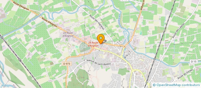 localisation de l'entreprise MADAME SANDRINE LLAMAS  CAVAILLON