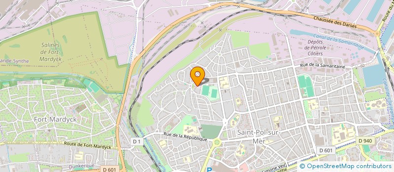 localisation de l'entreprise MADAME SANDRINE LOCQUEGNIES à DUNKERQUE