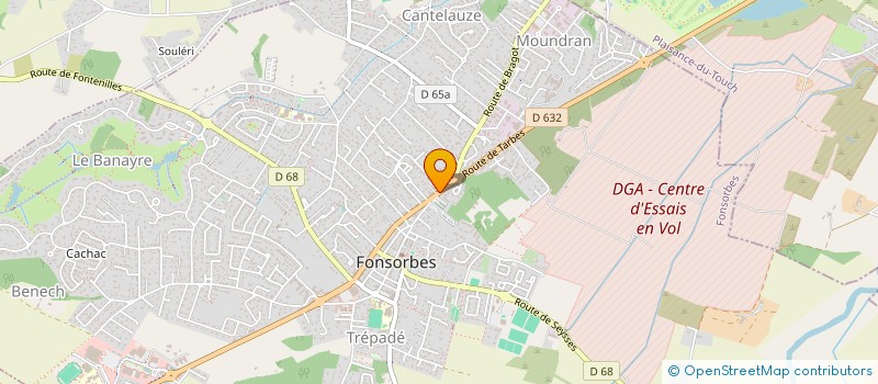 localisation de l'entreprise MADAME SANDRINE LODDE à FONSORBES