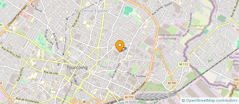 localisation de l'entreprise MADAME SANDRINE LOINTIER à TOURCOING