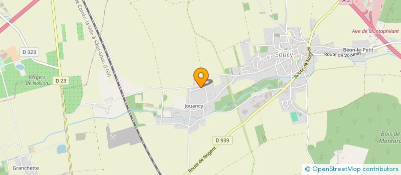 localisation de l'entreprise MADAME SANDRINE LOISEAU  SOUCY