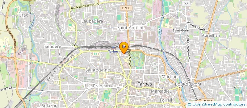 localisation de l'entreprise MADAME SANDRINE LONCAN  TARBES