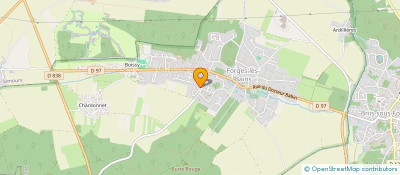 localisation de l'entreprise MADAME SANDRINE LOPES  FORGES-LES-BAINS