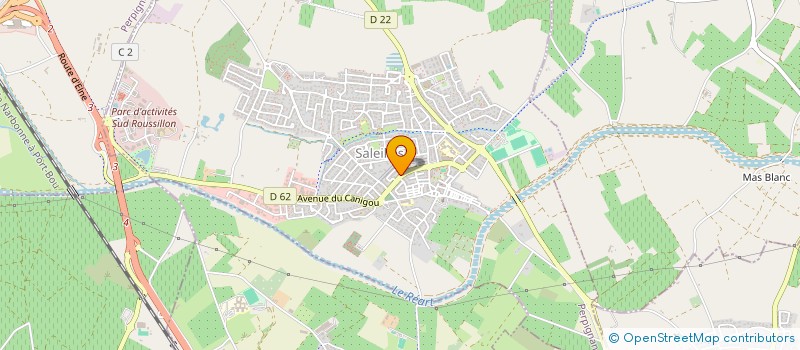 localisation de l'entreprise MADAME SANDRINE LOPEZ  SALEILLES