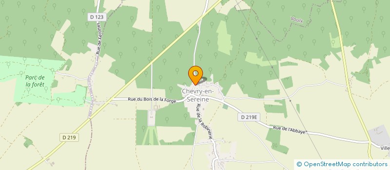 localisation de l'entreprise MADAME SANDRINE LOSAY  CHEVRY-EN-SEREINE