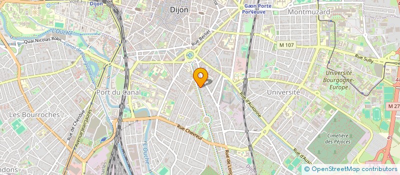 localisation de l'entreprise MADAME SANDRINE LOSSINGER  DIJON