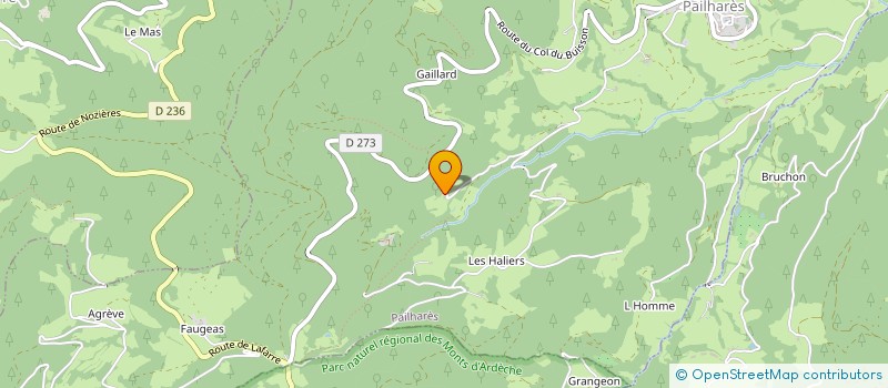 localisation de l'entreprise MADAME SANDRINE LOSSOWSKI  PAILHARES