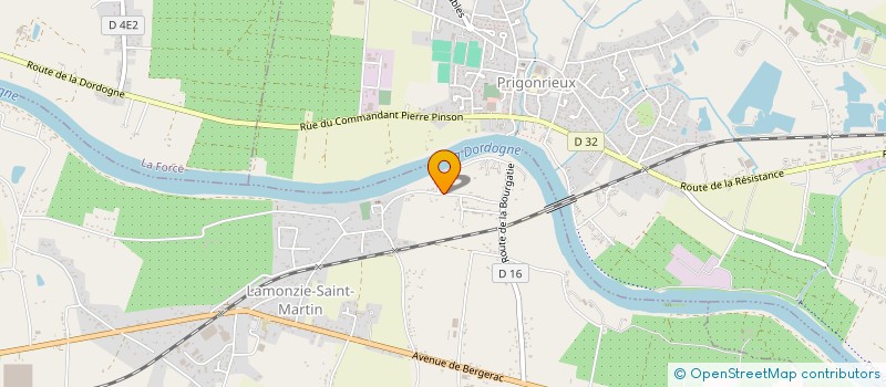 localisation de l'entreprise MADAME SANDRINE LOUBEAU  LAMONZIE-SAINT-MARTIN