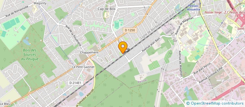 localisation de l'entreprise MADAME SANDRINE LOUSTALOT  PESSAC