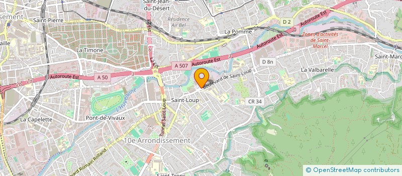 localisation de l'entreprise MADAME SANDRINE LUCANIA  MARSEILLE