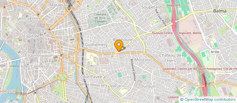 localisation de l'entreprise MADAME SANDRINE LUCAS à TOULOUSE