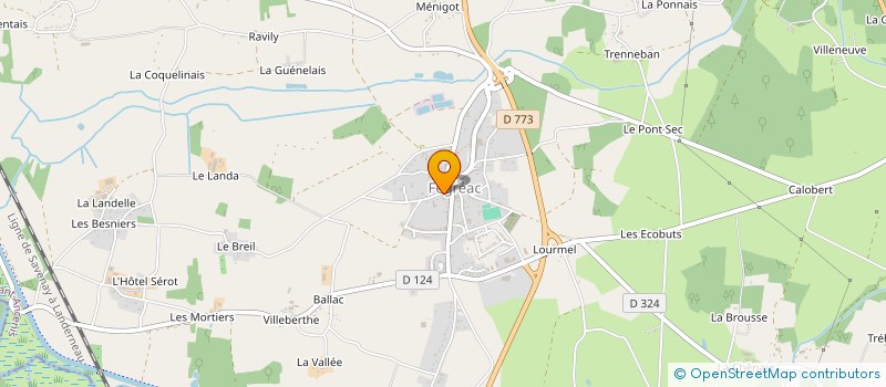 localisation de l'entreprise MADAME SANDRINE LUCAS  FEGREAC