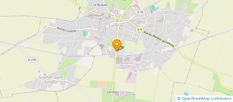 localisation de l'entreprise MADAME SANDRINE LUCE  LUNERAY