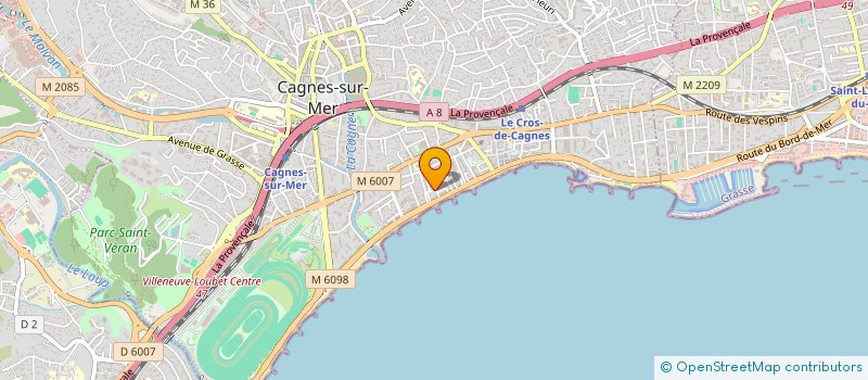localisation de l'entreprise MADAME SANDRINE LUCIANO à CAGNES-SUR-MER