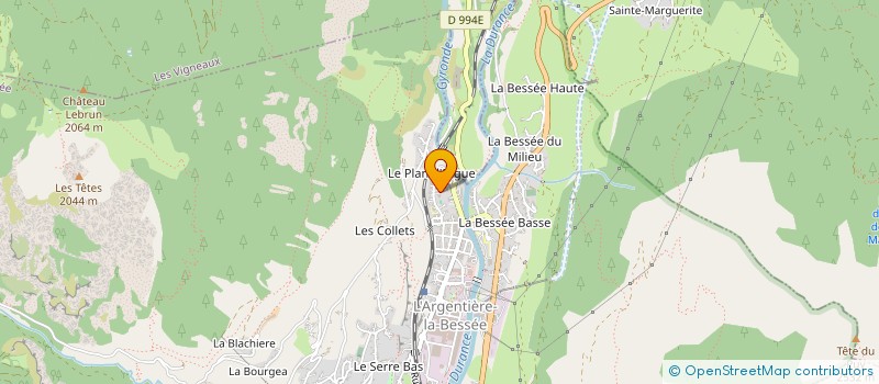 localisation de l'entreprise MADAME SANDRINE LUTZ  FREISSINIERES