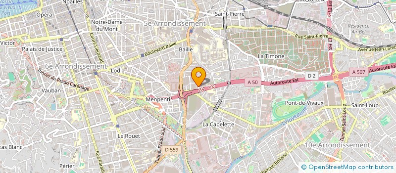 localisation de l'entreprise MADAME SANDRINE LYAUDET à MARSEILLE