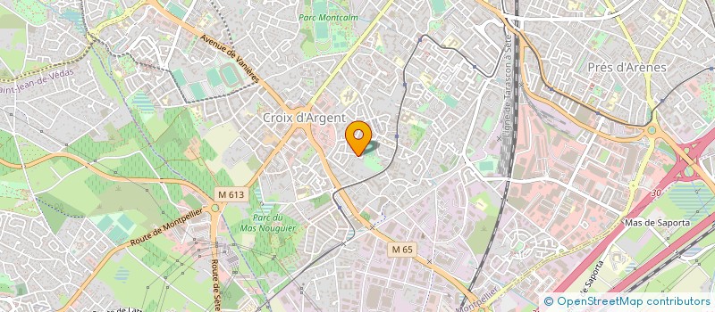 localisation de l'entreprise MADAME SANDRINE MABILAT à MONTPELLIER