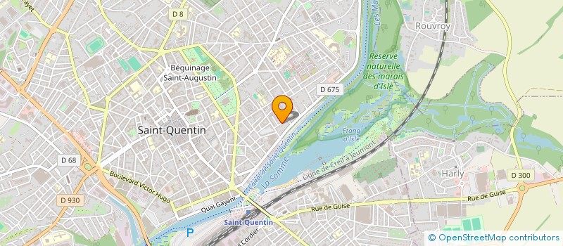localisation de l'entreprise MADAME SANDRINE MACAREZ à SAINT-QUENTIN