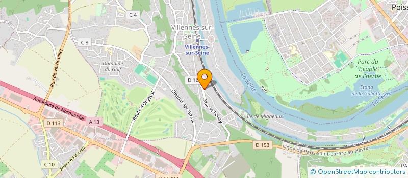 localisation de l'entreprise MADAME SANDRINE MACARIO à VILLENNES-SUR-SEINE