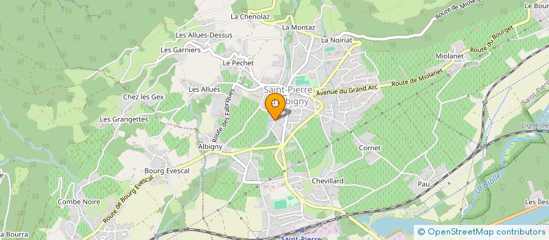 localisation de l'entreprise MADAME SANDRINE MACE  SAINT-PIERRE-D'ALBIGNY