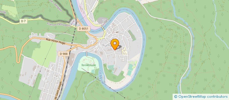 localisation de l'entreprise MADAME SANDRINE MACELKO  FUMAY