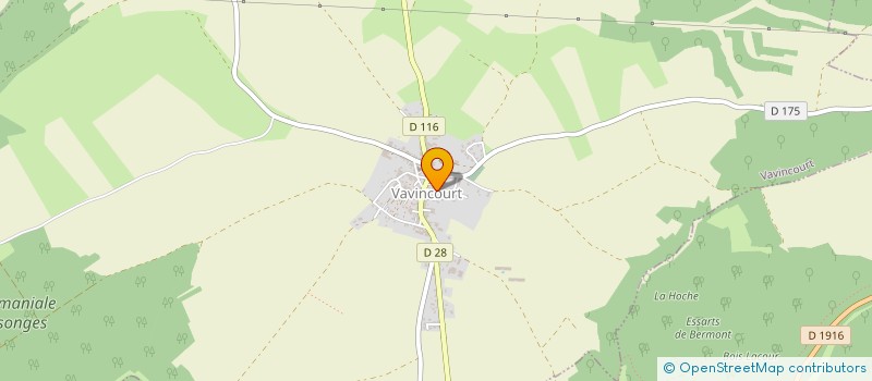 localisation de l'entreprise MADAME SANDRINE MACHADO à VAVINCOURT