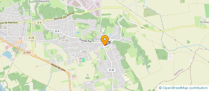 localisation de l'entreprise MADAME SANDRINE MACIAS à REYRIEUX