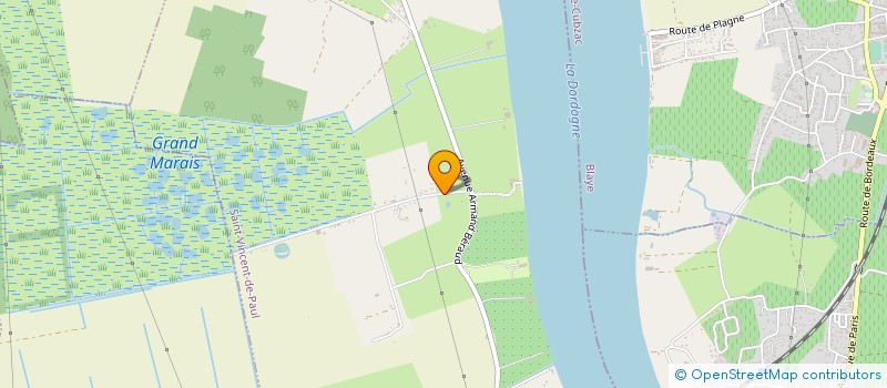 localisation de l'entreprise MADAME SANDRINE MACLER  SAINT-VINCENT-DE-PAUL