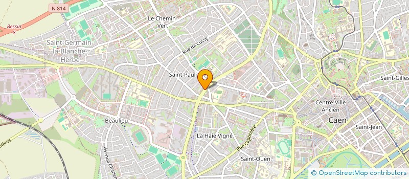 localisation de l'entreprise MADAME SANDRINE MAGNIN  OUISTREHAM