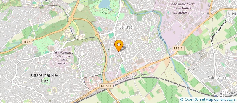 localisation de l'entreprise MADAME SANDRINE MAHAUT  LE CRES