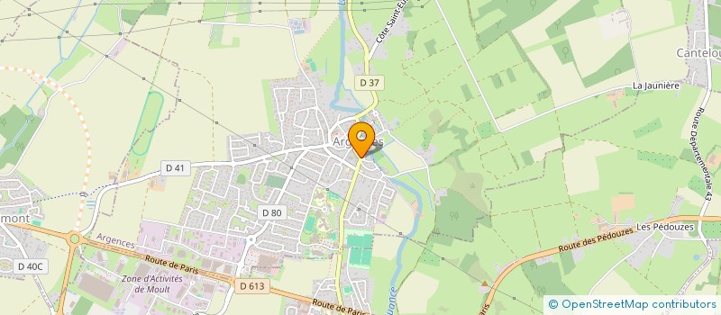 localisation de l'entreprise MADAME SANDRINE MAILLARD  ARGENCES