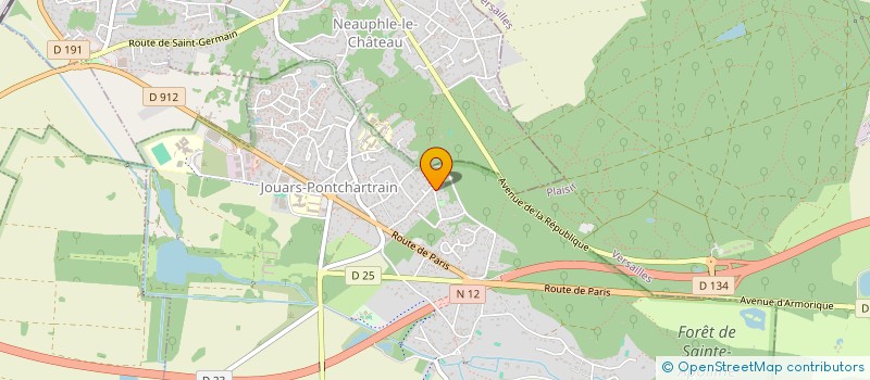 localisation de l'entreprise MADAME SANDRINE MAITRE  JOUARS-PONTCHARTRAIN