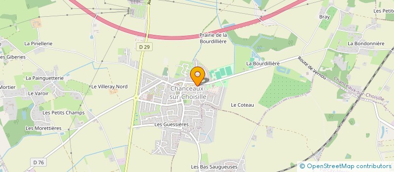 localisation de l'entreprise MADAME SANDRINE MALAGA  CHANCEAUX-SUR-CHOISILLE