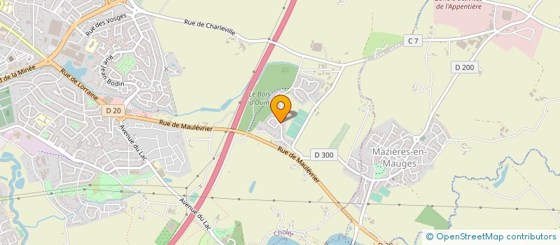 localisation de l'entreprise MADAME SANDRINE MALINGE à CHOLET