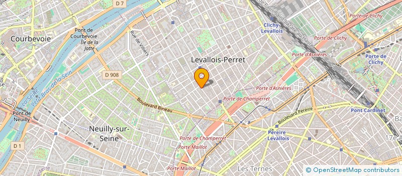 localisation de l'entreprise MADAME SANDRINE MALMQVIST à LEVALLOIS-PERRET