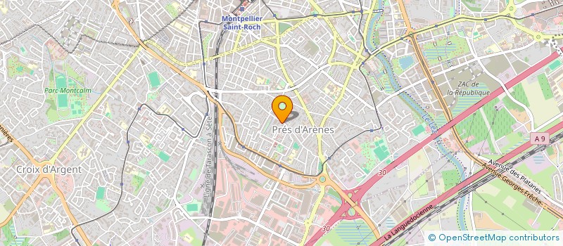 localisation de l'entreprise MADAME SANDRINE MANCA à MONTPELLIER