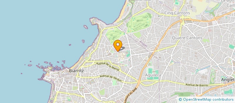 localisation de l'entreprise MADAME SANDRINE MARAIS à BIARRITZ