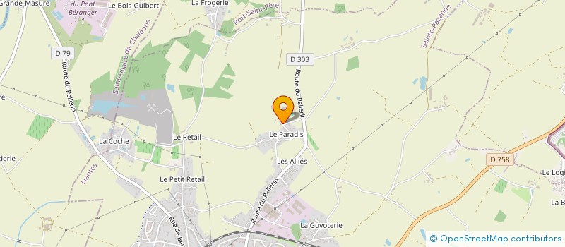 localisation de l'entreprise MADAME SANDRINE MARAIS à SAINTE-PAZANNE